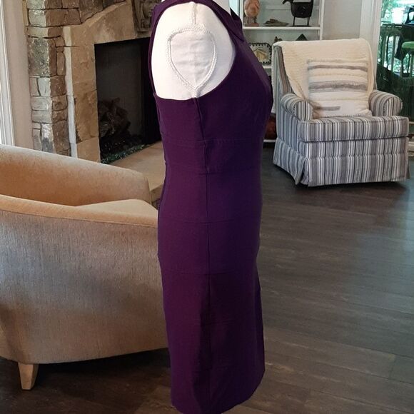 Teeze Me Size 5 Purple Midi Dress with Liner - Picture 2 of 7